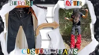 DIY - Making 2 Tone Dual Denim Jeans!