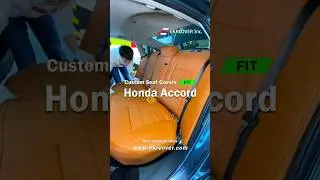 Custom-fit Honda: How to install EKR&lsquo;s Honda Accord custom brown rear seat cover