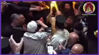 The Miracle of the Holy Fire at the Church of the Holy Sepulchre in Jerusalem, April 19, 2025.