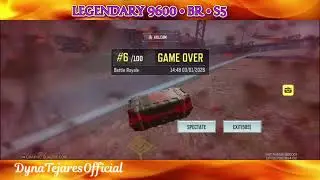 BR: S5 &bull; STREET ROYALE &bull; LEGENDARY 9600  &bull; CODM &bull; DYNA TEJARES 