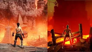 Lava Area - Elden Ring Vs. Demon's Souls Remake