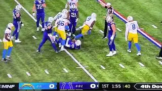 Kenneth Murray first sack of the season vs Colts 12/26/22