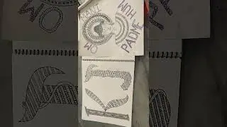 J &K Alphabet Drawing, Design, Zentangle along with Buddha Drawing