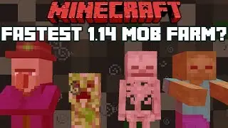 Minecraft 1.14: Fastest (Maybe) Mob Farm [17K+ Drops Per Hour]