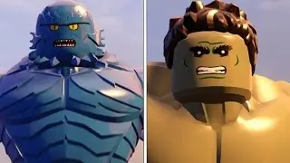Bruce Banner(A:AOU)(Transformation) Vs A-Bomb (Transformation)- Lego Marvel's Avengers