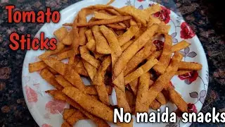 Crispy Tomato Sticks Recipe | Snacks Recipe | Tea time snacks | Quick Recipes