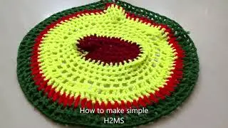 how to make simple crochet table runner | crochet | single & double crochet pattern | crochet mat