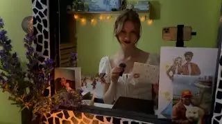 ASMR writing a love letter