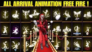 ALL ARRIVAL ANIMATION FREE FIRE | BEST ARRIVAL ANIMATION FREE FIRE | FREE FIRE ALL ARRIVAL ANIMATION