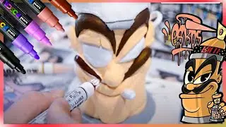 I MAKE MY OWN GRAFFITI TOY & CUSTOM IT LIKE THE ORIGINAL SKETCH / BY ESKOS ART