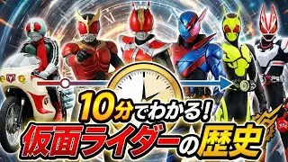 [ゆっくり解説]10分でざっくりわかる仮面ライダーの歴史