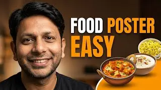 Photoshop Tutorial For Beginners : Food Poster