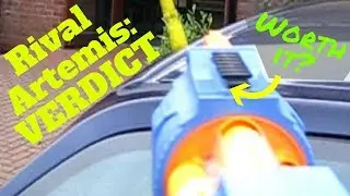 Нерф Артемида XV11-3000 стоит ли того? Nerf Artemis Shooting -justajolt Firing Rival Artemis Nerf XVii 300