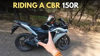 RIDING A HONDA MOST RELIABLE BIKE CBR 150R 