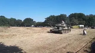 T34 Tank fires shot, T34 Panzer feuert. Rote Armee, WW2