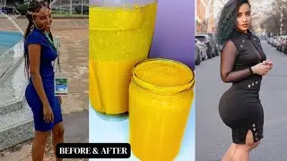 FAST Weight gain & skin whitening smoothie.. ASMR How I gained weight & bleached mu skin naturally!!