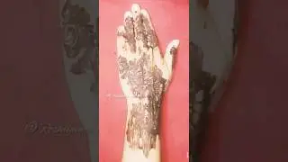 🥰☺paint brush tricks back  mehandi design ✋ ||mehandi ka design ||#viral #mehndi #ytshorts #shorts
