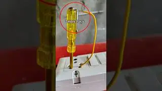 tester hack #electrical #tester #electrician #electeric #connection