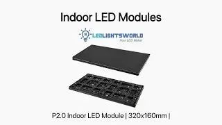 ID-S Series P2.0 Indoor LED Module &ndash; 320&times;160mm Fine Pitch RGB Panel Demo