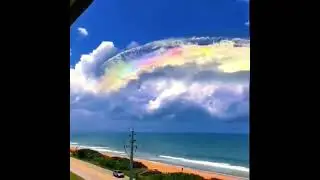 Shimmering Skies: Iridescent Clouds