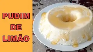 PUDIM DE LIM&Atilde;O SEM OVOS E SEM FORNO