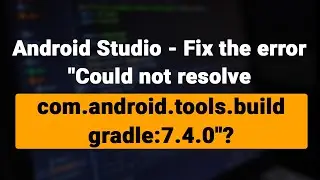 Android Studio - Fix the error 