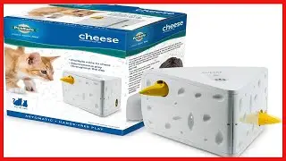 PetSafe Cheese   Interactive, Electronic Cat Toy   Peek A Boo Mouse Hunt Game