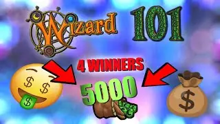 15000 CROWN GIVEAWAY 4 WINNERS!! | WIZARD101