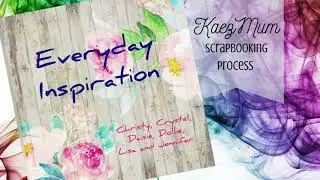 Everyday Inspiration November: Cousins [Scrapbooking Process][Series][Fall Layout][Monochromatic]