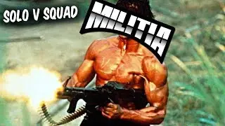 SOLO v SQUADS MILITIA PUBG XBOX ONE GAMEPLAY
