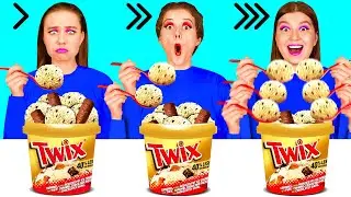 Быстрая Средняя или Медленная Скорость Еды Челлендж | Потрясающие Кулинарные Рецепты от DaRaDa