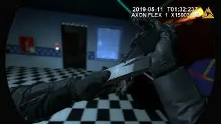 Gmod Police Bodycam Footage of the Fazbear Investigation with Bodycam audio effect (VOLUME WARNING)