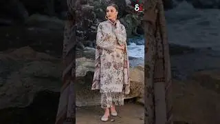 Baroque Lawn 3Pc 90/88 Embroided || Digital Printed Chiffon Duppta #baroque