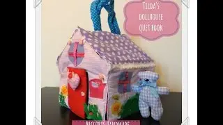 Tilda's dollhouse QUIET BOOK | fabric dollhouse | girl 4-5 years