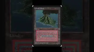 Alpha Volcanic Island  #magicthegathering #mtgmemes #meme #history #edh #commander