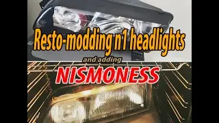 R32 GTR Skyline N1 headlight resto mod