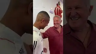 De La cruz j&aacute; chegou conhecendo zico fla tv .#flatv #videodoflamengo