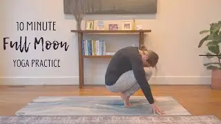 10 min Wolf Full Moon Yoga Practice