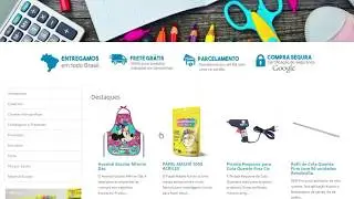 Loja Virtual de Artigos para Papelaria, Bazar e Eletr&ocirc;nicos, desenvolvido por Mei na Web