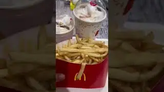 COKE FLOAT AND BFF FRIES MCDO #shorts