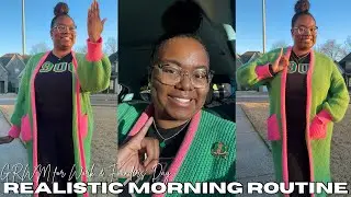 AKA Founders' Day GRWM 🩷💚 | Morning Routine Before Work