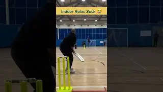 Indoor Rules Suck 🥹😭👀 #indoorcricket #cricket
