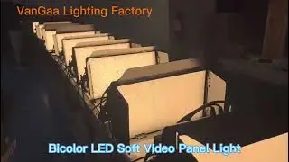 VG-HTC490C 200W Bicolor LED Video Panel Light from VanGaa Lighting Factory