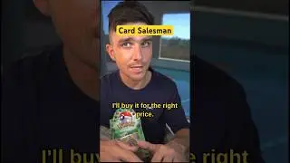 10yr old almost loses $10K Pok&eacute;mon Card to GREEDY card Salesman!! 😡