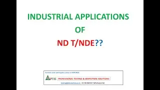 Applications of NDT/NDE