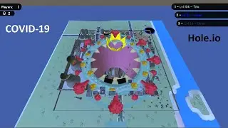 Hole.io Map Control: 100.00% - Big Hole WORLD RECORD [COVID-19]