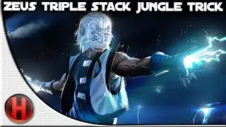 Dota 2 - Zeus Triple Stack Jungle Trick