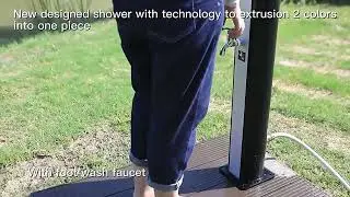 Solar Shower SS0915 Solar Shower Garden Outdoor Swimming Pool Solar Pool Shower