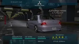 MITSUBISHI MOTORS LANCER - MAX UPGRADES // NFS UNDERGROUND