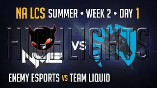 Enemy Esports vs Team Liquid HIGHLIGHTS | Week 2 NA LCS Summer Split 2015 S5 | NME vs TL W2